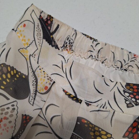 Old Navy Skirt Short Lightweight Elastic Waist Flair Birds Summer Womens  Medium - Picture 2 of 5